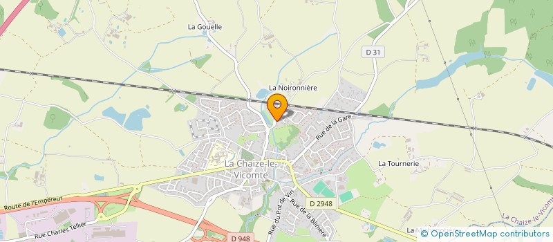 localisation de l'entreprise B2P BILLAUD BROSSARD  LA CHAIZE-LE-VICOMTE