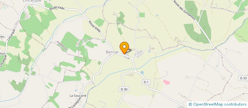 localisation de l'entreprise B2P ENERGY à BERNAC