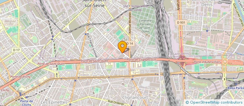 localisation de l'entreprise B2P-MOPPAD à SAINT-OUEN-SUR-SEINE