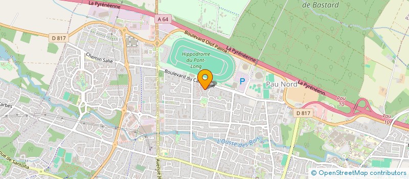 localisation de l'entreprise B2P PLAQUISTE à PAU