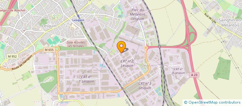 localisation de l'entreprise B2PV à FRETIN