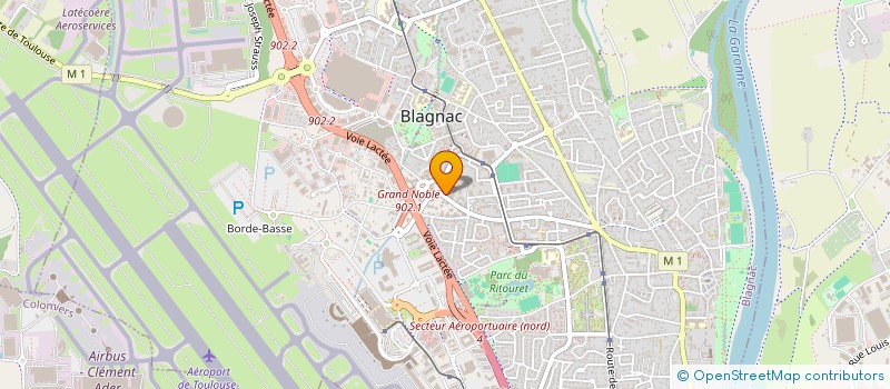 localisation de l'entreprise B2R à BLAGNAC