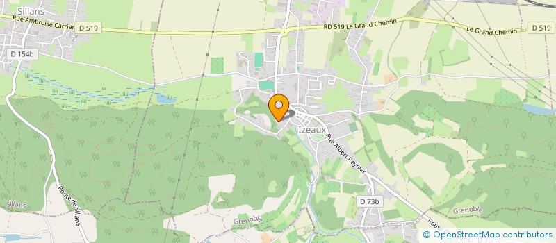 localisation de l'entreprise B2R  IZEAUX