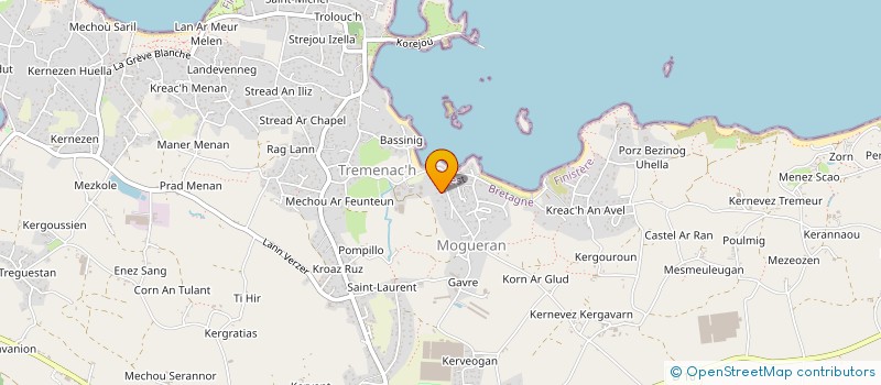 localisation de l'entreprise B2R  PLOUGUERNEAU