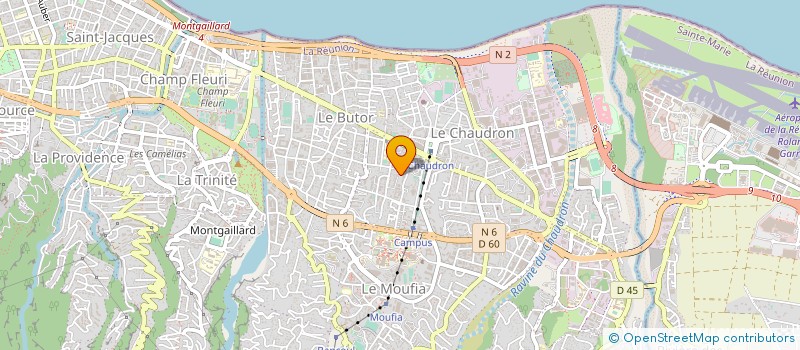localisation de l'entreprise B2R OI à SAINT-DENIS