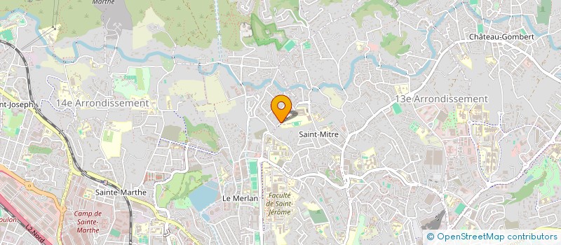 localisation de l'entreprise B2RH  MARSEILLE