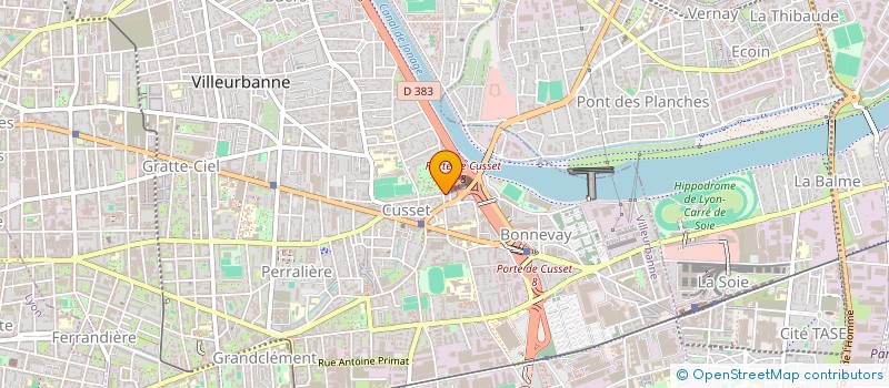 localisation de l'entreprise B2S à VILLEURBANNE
