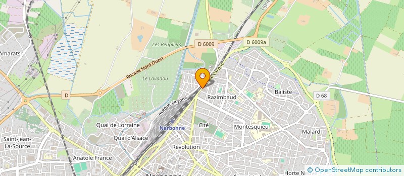 localisation de l'entreprise B2S à NARBONNE