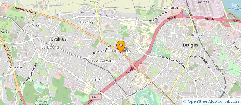 localisation de l'entreprise B2S  EYSINES