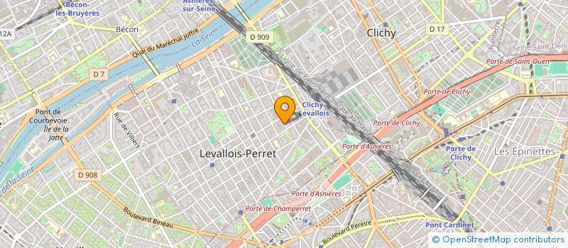 localisation de l'entreprise B2S à LEVALLOIS-PERRET