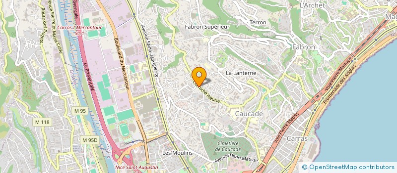 localisation de l'entreprise B2S à NICE