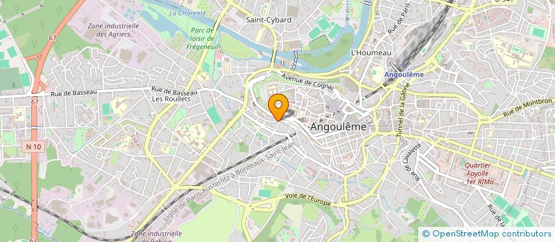 localisation de l'entreprise B2S à ANGOULEME