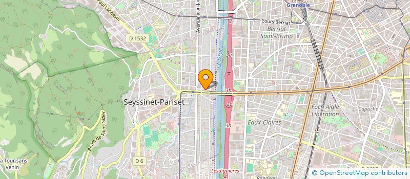 localisation de l'entreprise B2S  SEYSSINET-PARISET