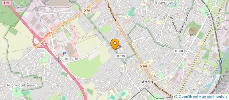 localisation de l'entreprise B2S  PETITE-FORET