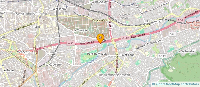 localisation de l'entreprise B2S  MARSEILLE 10EME