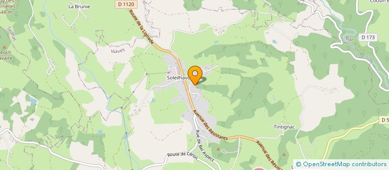 localisation de l'entreprise B2S  NAVES