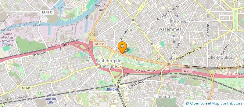 localisation de l'entreprise B2S AUTO à LILLE
