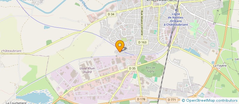 localisation de l'entreprise B2S53  CHATEAUBRIANT