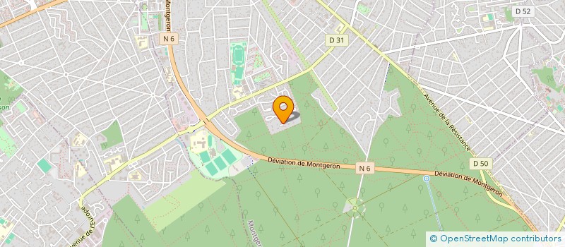 localisation de l'entreprise B2T IMMO à MONTGERON