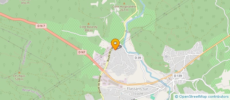 localisation de l'entreprise B2TA  FLASSANS-SUR-ISSOLE