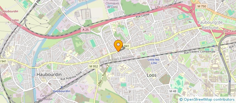 localisation de l'entreprise B2V  LOOS