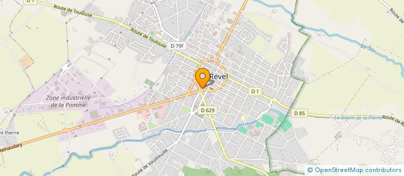 localisation de l'entreprise B2V à REVEL