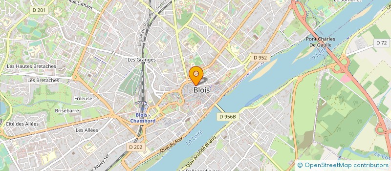 localisation de l'entreprise B2V BAT à BLOIS