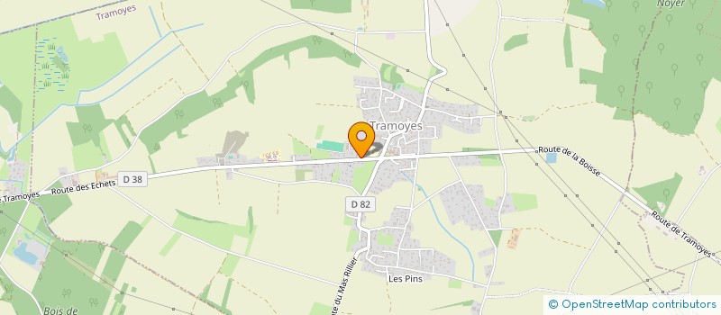 localisation de l'entreprise B2V IMMO  TRAMOYES