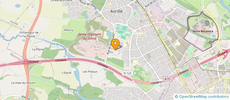 localisation de l'entreprise B3 à AVRILLE