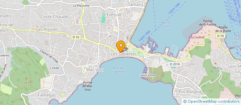 localisation de l'entreprise B3  LA SEYNE-SUR-MER