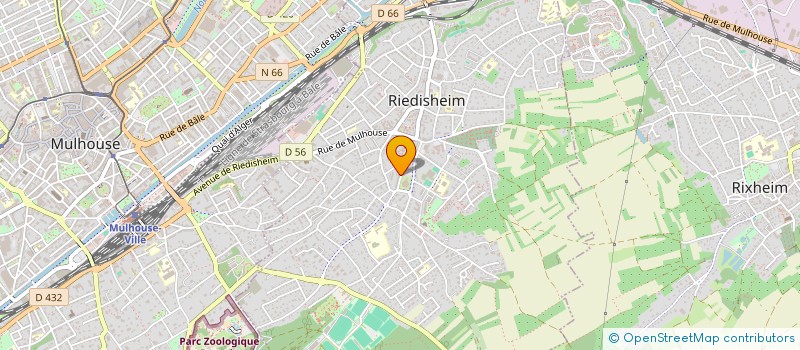 localisation de l'entreprise B3 INGENIERIE à RIEDISHEIM