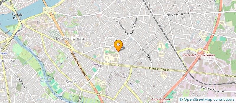 localisation de l'entreprise B312 à SAINT-SEBASTIEN-SUR-LOIRE