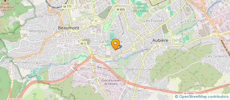 localisation de l'entreprise B3A CONSEILS  BEAUMONT