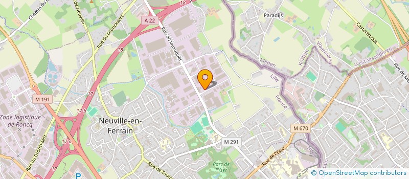 localisation de l'entreprise B3C  NEUVILLE-EN-FERRAIN