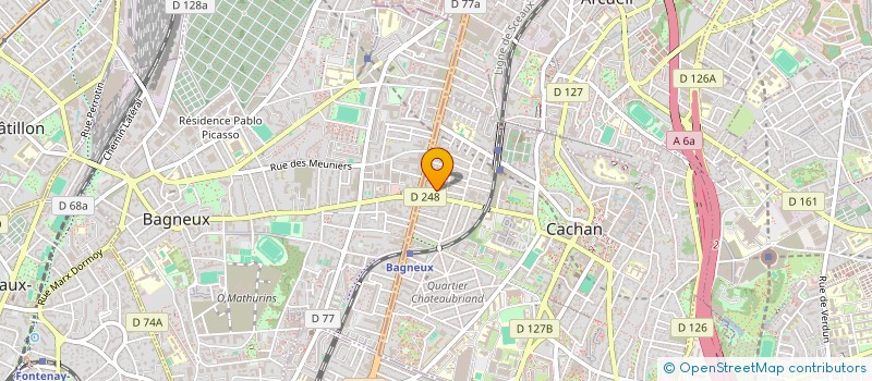 localisation de l'entreprise B3C  CACHAN