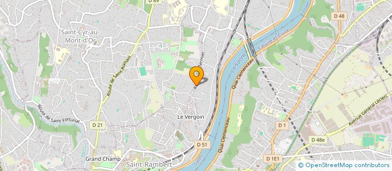 localisation de l'entreprise B3C CONSULTING  SAINT-CYR-AU-MONT-D'OR