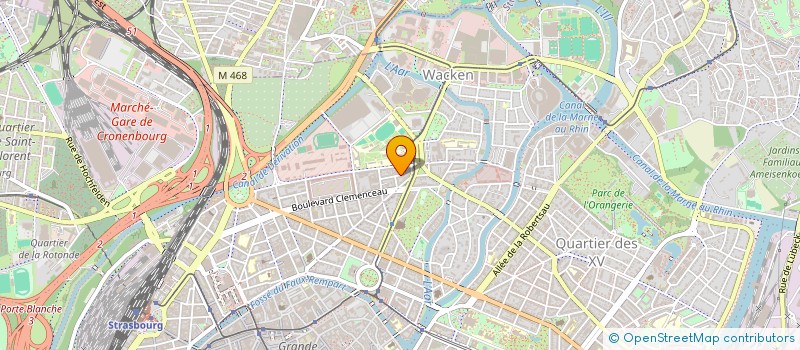localisation de l'entreprise B3D FOOD DEVELOPMENT à STRASBOURG