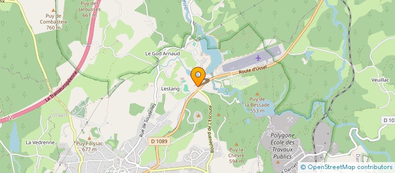 localisation de l'entreprise B3D19  CORREZE