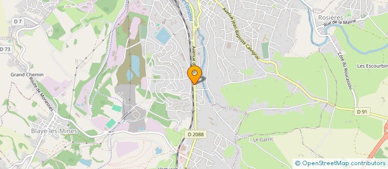 localisation de l'entreprise B3DM  BLAYE-LES-MINES