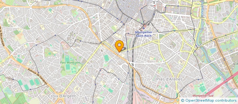 localisation de l'entreprise B3E à MONTPELLIER