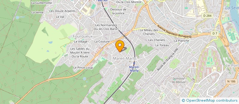 localisation de l'entreprise B3F ASSOCIES à MAREIL-MARLY