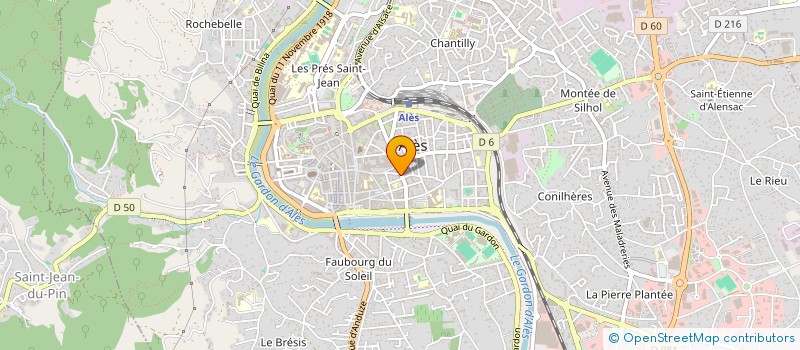 localisation de l'entreprise B3F AUTO-ECOLE à ALES