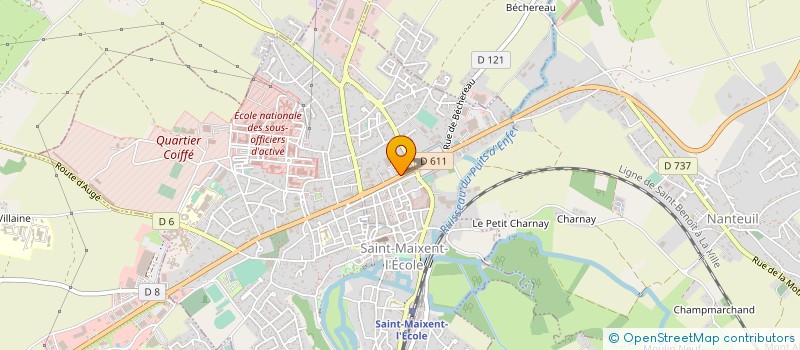 localisation de l'entreprise B3G  SAINT-MAIXENT-L'ECOLE
