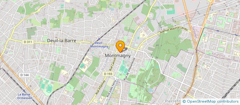 localisation de l'entreprise B3G  MONTMAGNY