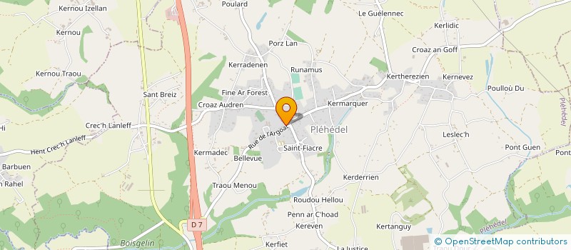 localisation de l'entreprise B3G SCI  PLEHEDEL