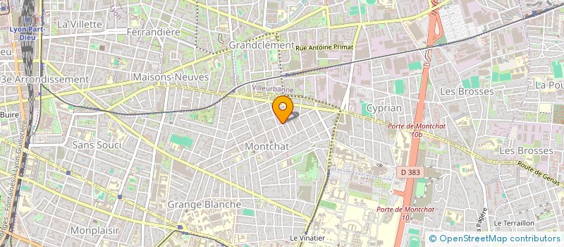 localisation de l'entreprise B3H  LYON