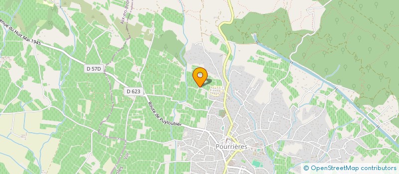 localisation de l'entreprise B3L  POURRIERES