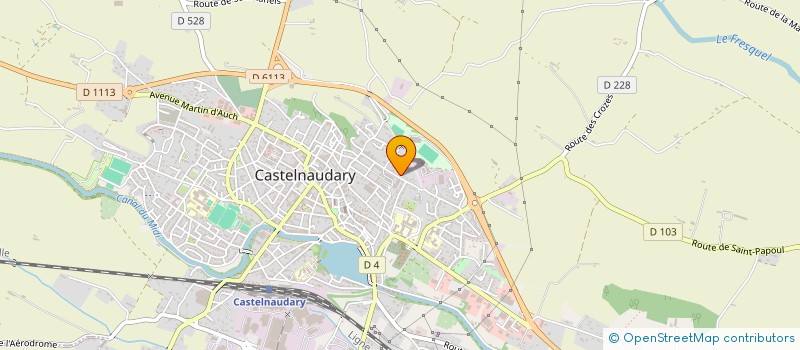 localisation de l'entreprise B3LV  CASTELNAUDARY