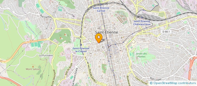 localisation de l'entreprise B3M à SAINT-ETIENNE