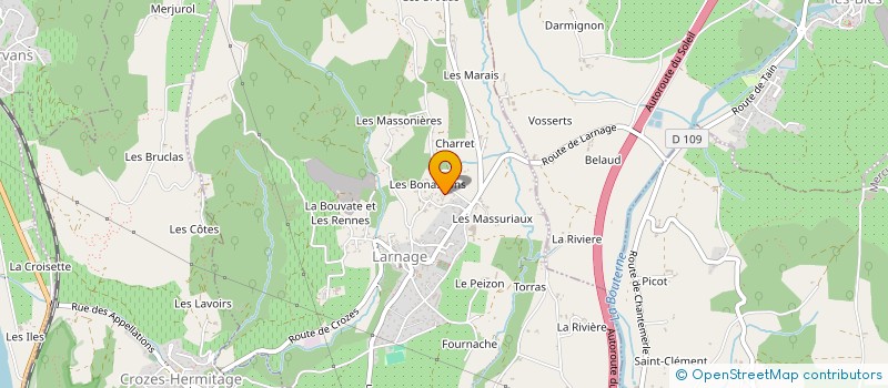 localisation de l'entreprise B3M  LARNAGE